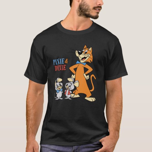 T-shirt Pixie Dixie avec M. Jinks (Devant)