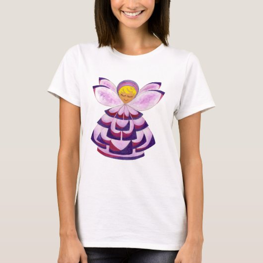 T-shirt Pixie Posy Violet (Devant)