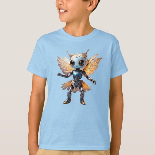 T-shirt Pixie Robot Danseuse Fille Fourmi Mignonne (Devant)