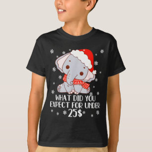 T-shirt Piyama éléphant blanc drôle pour adultes moins de