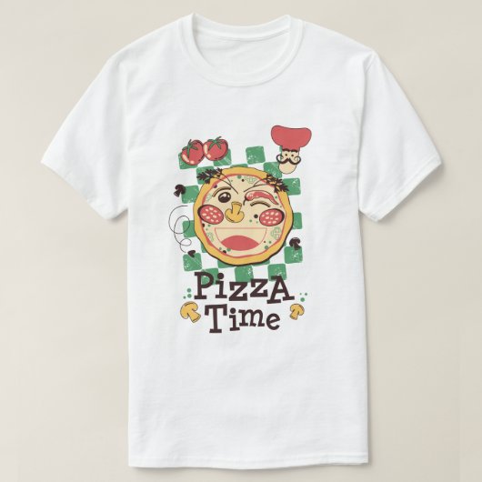 T-shirt pizza (Design devant)