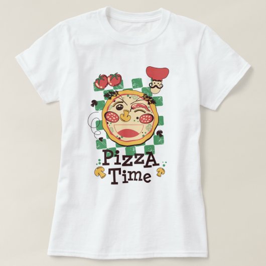 T-shirt pizza (Design devant)