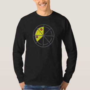 T-shirt Pizza 3 tranches Fromage Pepperoni Alimentation gé