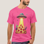 T-shirt Pizza Abduction (Devant)