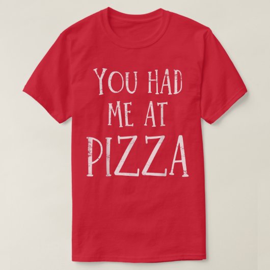 T-shirt Pizza Alimentation Italienne Aliments Vintage 2020 (Design devant)