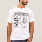 T-shirt Pizza artisanale (Devant)