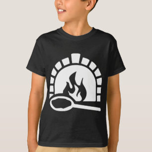 T-shirt Pizza au four en brique