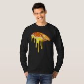 T-shirt Pizza au fromage de Calzone (Devant entier)