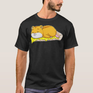 T-shirt Pizza au hamster au fromage