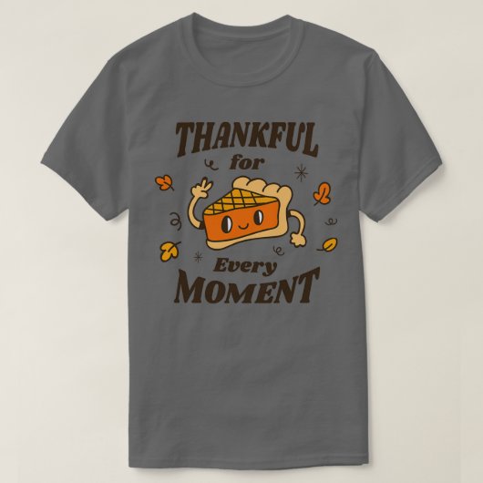 T-shirt Pizza au lieu Thanksgiving remerciant pour chaque  (Design devant)