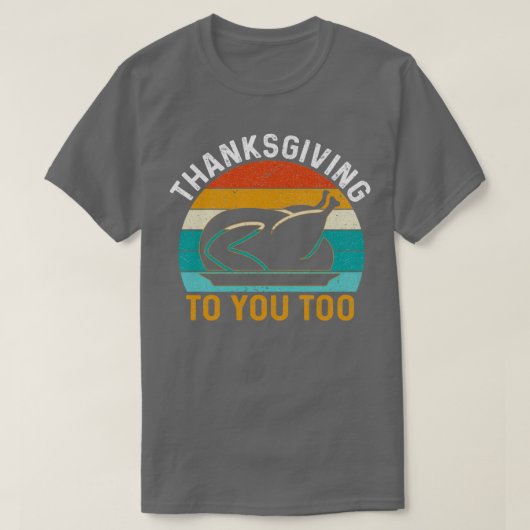 T-shirt Pizza Au Lieu Thanksgiving Thanksgiving Vous Aussi (Design devant)
