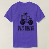 T-shirt Pizza Blizzard Moke Courier (Design devant)