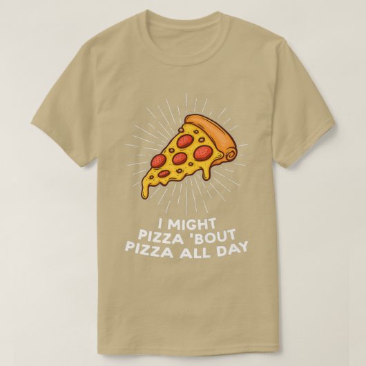 T-shirt Pizza Bout Pizza Pizzas Pizzamaker (Design devant)