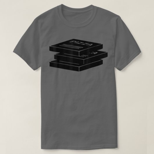 T-shirt Pizza Box Stack (Design devant)