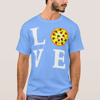 T-shirt Pizza Cadeaux Foodies Love Pizza Nourriture