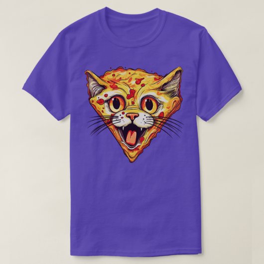 T-shirt Pizza cat 1 (Design devant)