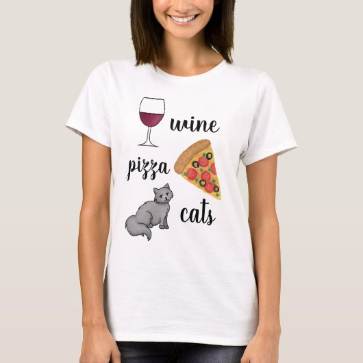T-shirt Pizza Cats (Devant)