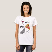 T-shirt Pizza Cats (Devant entier)