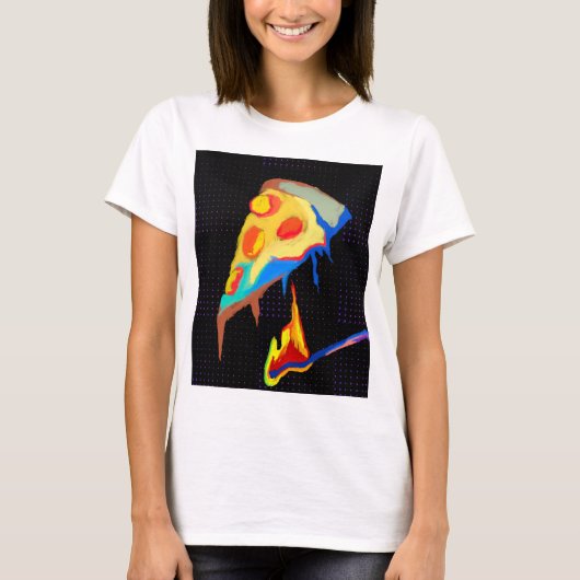 T-SHIRT PIZZA CHAUDE (Devant)