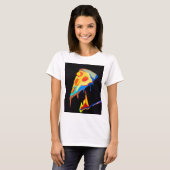 T-SHIRT PIZZA CHAUDE (Devant entier)