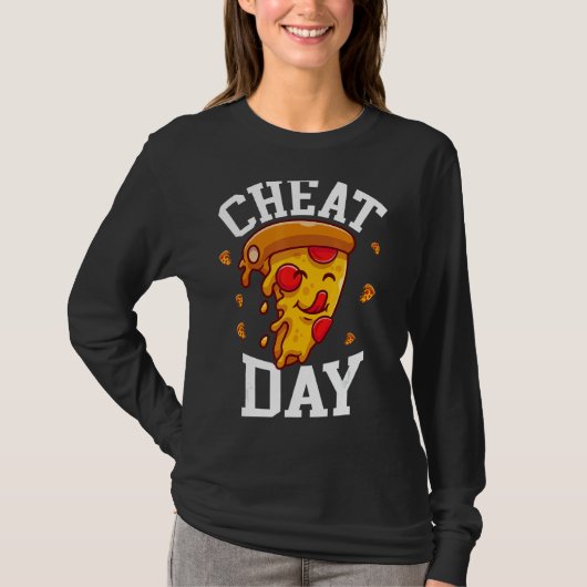 T-shirt Pizza Cheat Repas Pour Cheat Day Cheat Day (Devant)