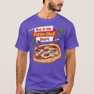 T-shirt Pizza Chef Cuisine Italienne Pizza