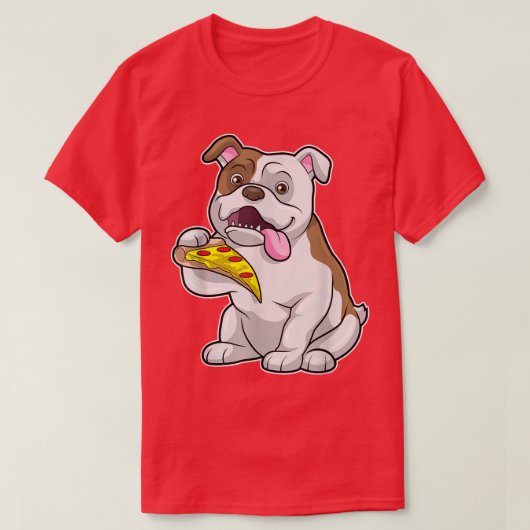 T-shirt Pizza Chien (Design devant)