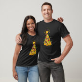 T-shirt Pizza Christmas Tree Lumières Pour Pizza Baker Che (Unisexe)