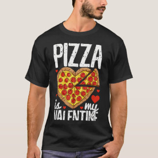 T-shirt Pizza cœur Saint-Valentin s Hommes Femmes Pepperon