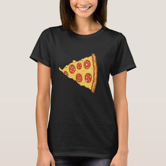 T-shirt Pizza Costume Cute Pizza Slice Couple Matching Piz (Devant)