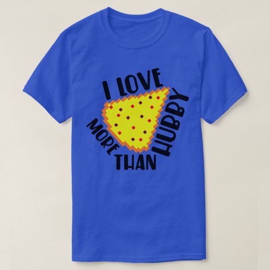 T-shirt Pizza couple amour drôle (Design devant)