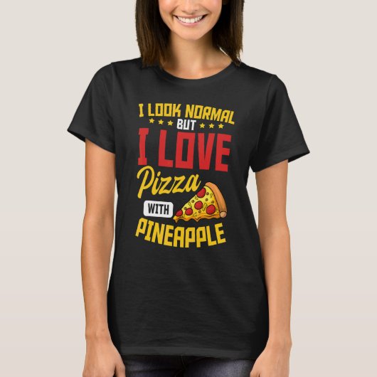 T-shirt Pizza d'ananas Hawaiian Snack (Devant)