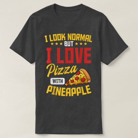 T-shirt Pizza d'ananas Hawaiian Snack Lover489  (Design devant)