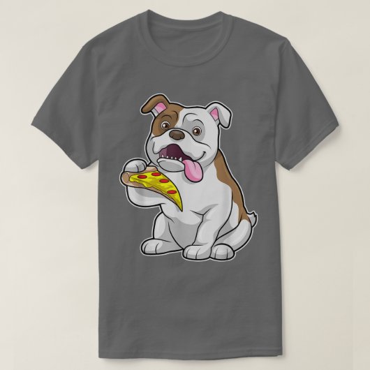 T-shirt Pizza de chien (Design devant)