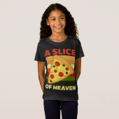 T-Shirt Pizza De Design Du Ciel (Devant entier)