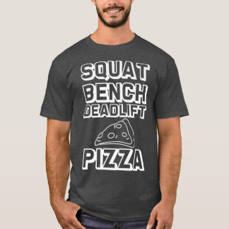T-shirt Pizza de levage de banc de squat — Premium 3027527