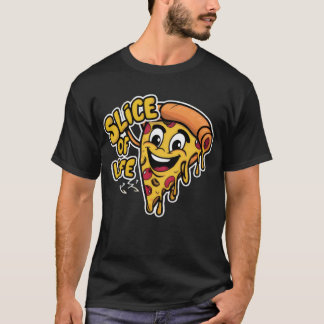 T-shirt Pizza De Morceau