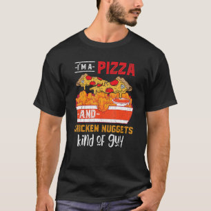 T-shirt Pizza de restauration rapide Nuggets de poulet Fo