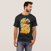 T-shirt Pizza De Surf Chat En Cool Samurai Style (Devant entier)