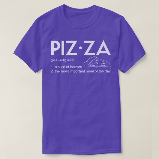 T-shirt Pizza Definition Premium 15513132 (Design devant)