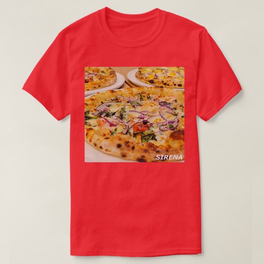T-shirt Pizza Delicious (Design devant)