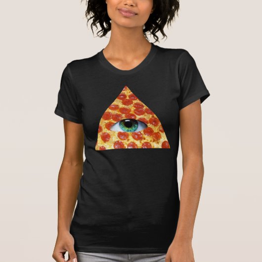 T-shirt Pizza d'Illuminati (Devant)