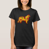 T-shirt Pizza Dog Funny Pizza Shetland Sheepdog (Devant)