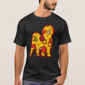 T-shirt Pizza Dog Funny Pizza Shih Tzu Dog (Devant)