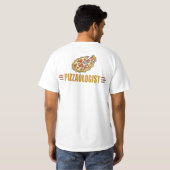 T-shirt Pizza drôle (Dos entier)