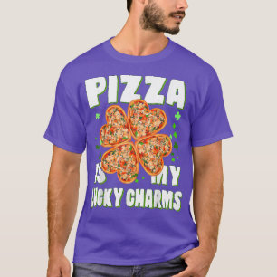 T-shirt Pizza Drôle Est Mes Charmes Chanceux, St patrick D