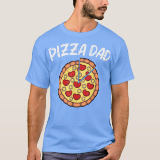 T-shirt Pizza Drôle Pour Papa Père Pizza Chef Pepper