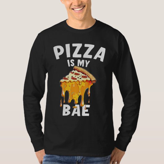 T-shirt Pizza Est Mon Bae (Devant)