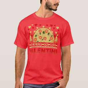 T-shirt Pizza Est Mon Coeur Valentin Enfants Garçons Homme