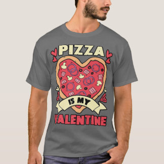 T-shirt Pizza est mon pyjama Valentine Kids Boy Toddler 